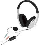 MediaMarkt ISY PC-Headset, schwarz-grau PC-Headset Schwarz/Grau