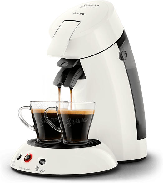 Senseo Original Kaffeepadmaschine HD6554/10, weiß