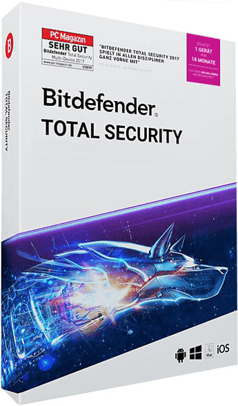 Bitdefender Total Security 1 Gerät 18 Monate