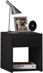 Beistelltisch Sledo Mini B/H: 35/40 cm Schwarz Dekor