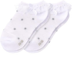 2 Paar Mädchen Sneaker-Socken mit Spitze