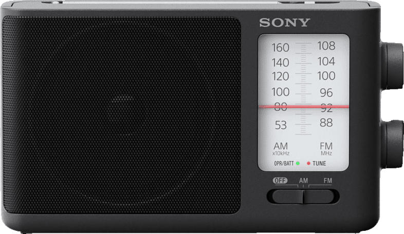 SONY ICF-506 Radio (AM, FM, Schwarz)
