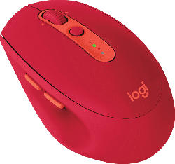 LOGITECH M590 Multi-Device Silent Funkmaus, Rot