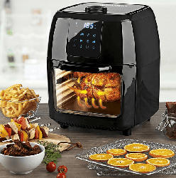 Heißluftfritteuse Digital 9 in 1 9L Schwarz 2095