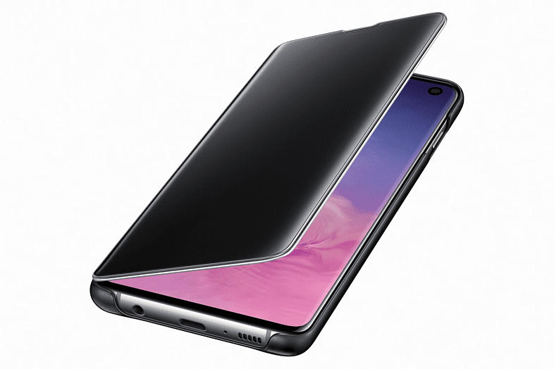 Schutzhülle Clear View für Samsung Galaxy S10, schwarz