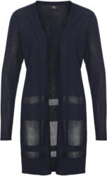 Damen Strickjacke mit transparenten Streifen