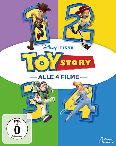 Toy Story 1-4 (4 Movie Coll.) [Blu-ray]
