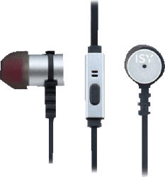 ISY In-Ear Kopfhörer IIE-3000, silber