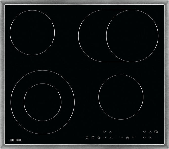 KOENIC KBH 26521 Elektrokochfeld (576 mm breit, 4 Kochfelder)