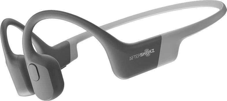 Open-Ear-Bluetooth-Sport-Kopfhörer (Bone Conduction) Aeropex Grau