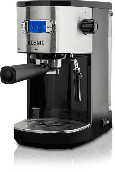 Koenic KEM 2320 M Espressomaschine (Edelstahl, 1450 Watt, 20 bar)