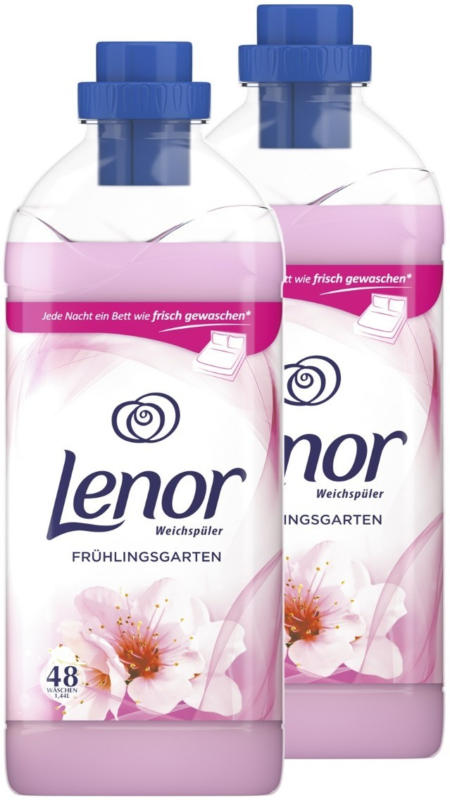 Lenor Adoucissant Jardin printanier 2 x 48 lessives -