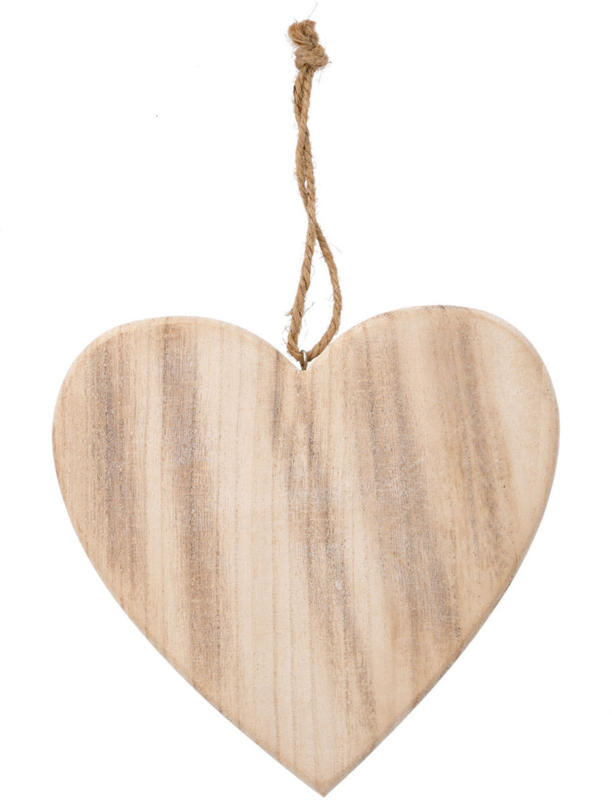 Großer Deko-Hänger Herz aus Holz