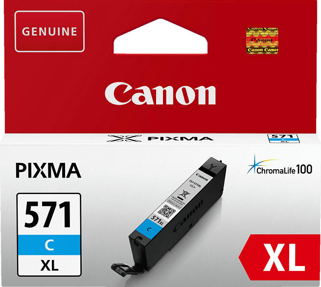 CANON CLI 571XL C Tintenpatrone Blau (0332C001)