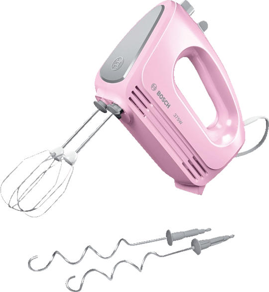 BOSCH MFQ2210K CleverMixx Fun Handmixer Pink/Hellgrau (375 Watt)