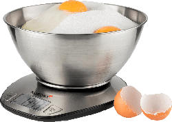 Küchenwaage Mila mit 1.5 L Edelstahlschüssel 75880 silber