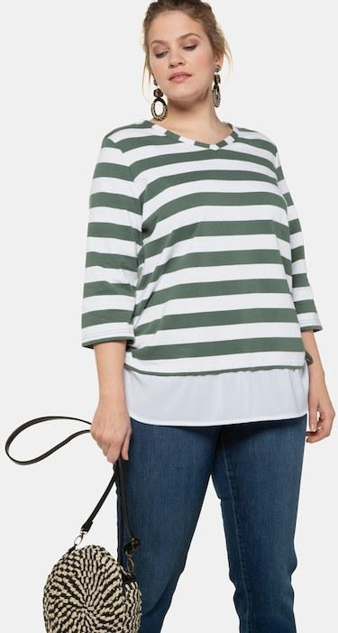 Sweatshirt, Bluseneinstz, Regular, Raffbänder