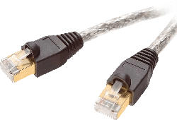 Netzwerkkabel 2m Cat 6, transparent