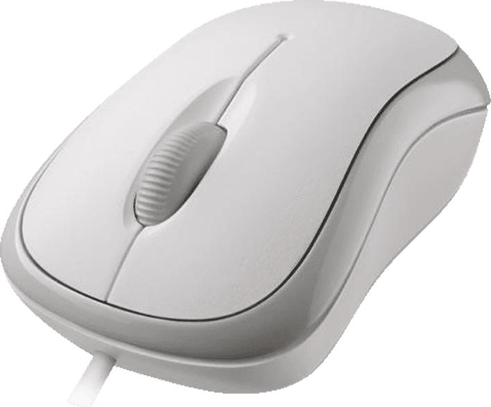 Microsoft Basic Optical Mouse v2.0 weiß; PC Maus ️ Online von