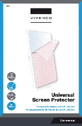 Displayschutzfolie, universal, für 10" Tablets, transparent
