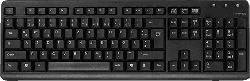 USB Full Size Tastatur mit Ziffernblock + PS2 Adapter, schwarz