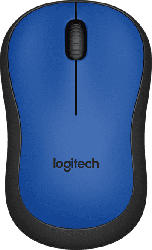 PC Maus M220 Silent, kabellos, blau (910-004879)