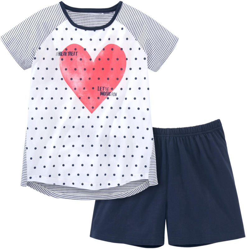 Mädchen Shorty mit Herz-Print (Nur online)