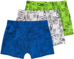 3 Jungen Retroboxer mit Fußball-Motiv