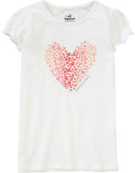 Mädchen T-Shirt mit Herz-Print