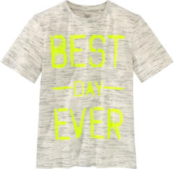 Jungen T-Shirt mit Neon-Schriftzug