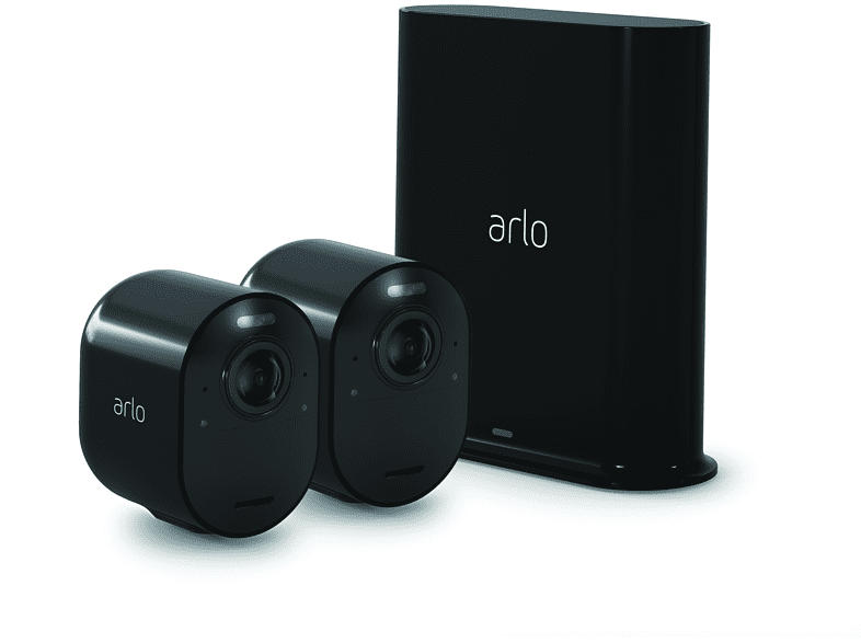 Arlo Ultra Smart Home 2 kabellose 4K-HDR Überwachungskameras (VMS5240B-100EUS); Kamera-Sicherheitssystem