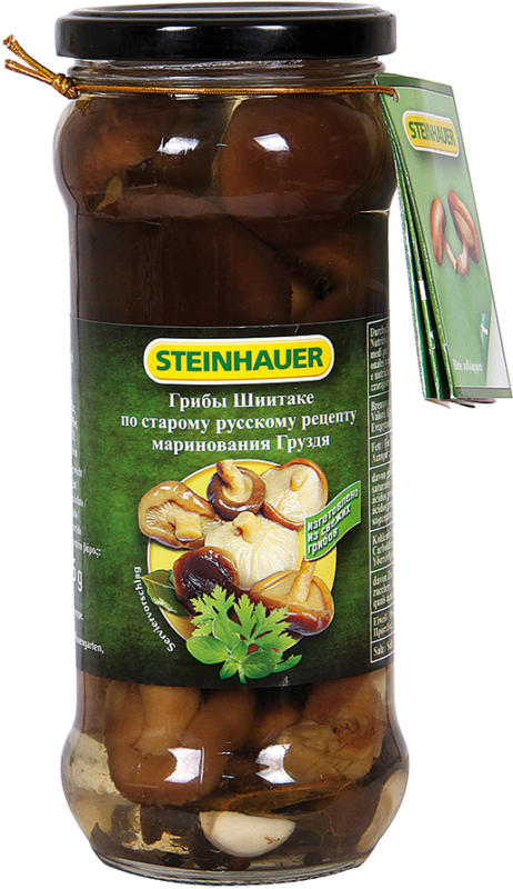 Schiitake in würzigem Aufguss nach altrussischer Rezeptur