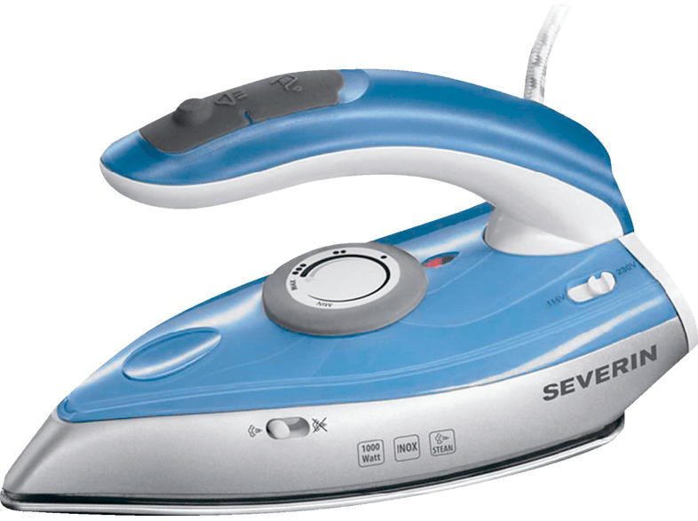 SEVERIN BA 3234 Reisebügeleisen (1000 Watt, Edelstahlsohle)