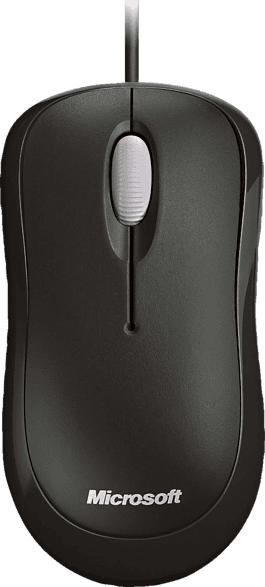 PC Maus Basic Optical, kabelgebunden, schwarz (P58-00057)