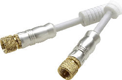 Sat Anschlusskabel 1.5 m mit Ferritkern, 110 dB