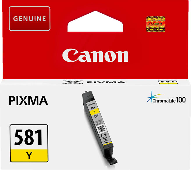CANON CLI-581Y Tintenpatrone Gelb (2105C001AA)