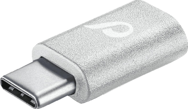 CELLULAR LINE Compact Micro-USB auf USB-Type-C Adapter Weiß