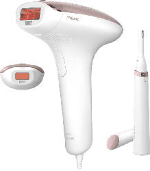 Lumea Advanced IPL-Haarentfernungsgerät + Korrekturtrimmer BRI921/00, weiß-rosegold