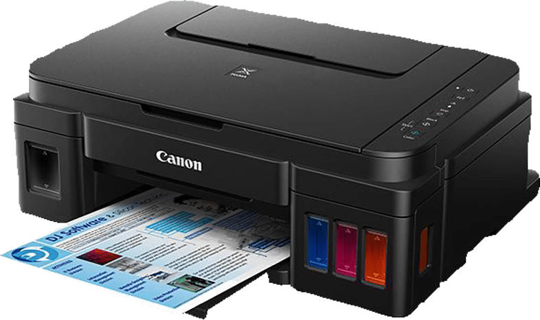 CANON Pixma G3501 2 FINE Druckköpfe mit Tinte (Schwarz und Farbe), Nachfüllbare Tintenbehältern und 2 pl (Min.)feinen Tintentröpfchen Tintenstrahldrucker WLAN