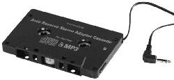 Kfz Adapterkassette, stereo schwarz