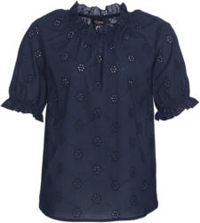 Damen Bluse mit Lochstickerei (Nur online)