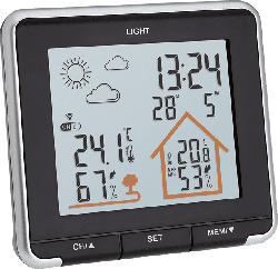 Funk-Wetterstation LIFE, schwarz