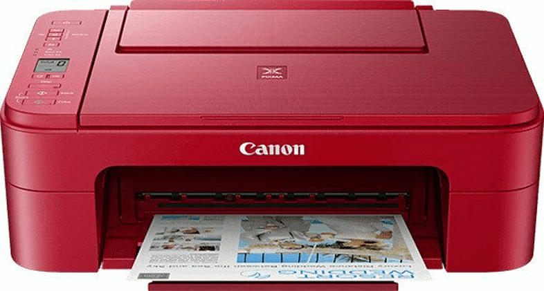 Multifunktionsdrucker Pixma TS3352 Rot, Tinte (3771C046)