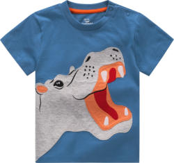 Baby T-Shirt mit Nilpferd-Applikation