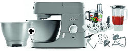 Küchenmaschine KVC 3150 S Chef Set Silver inkl Edelstahlschüssel KAT 300SS 4.6 l