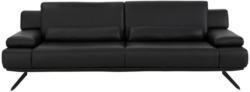 Sofa in Leder Schwarz