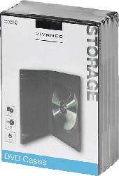 DVD Case, 5er Pack schwarz