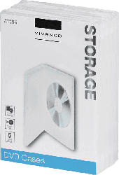 DVD Case, 5er Pack transparent