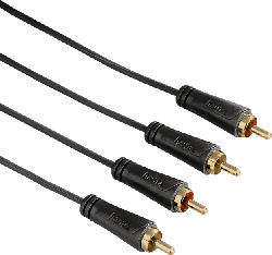 Audio-Kabel, 2 Cinch-Stecker - 2 Cinch-Stecker 1.5 Meter