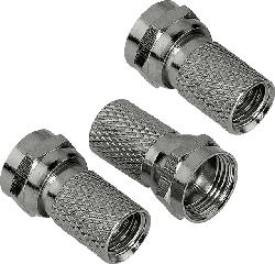 F-Stecker 6.5 mm, 3 Stück (123387)